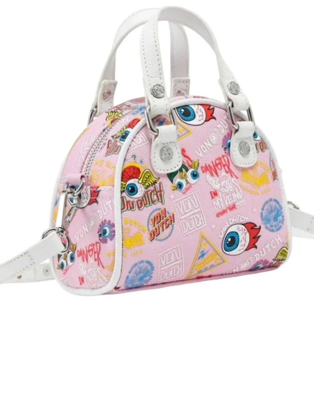 Von Dutch Jax Bowling Bag Purse
